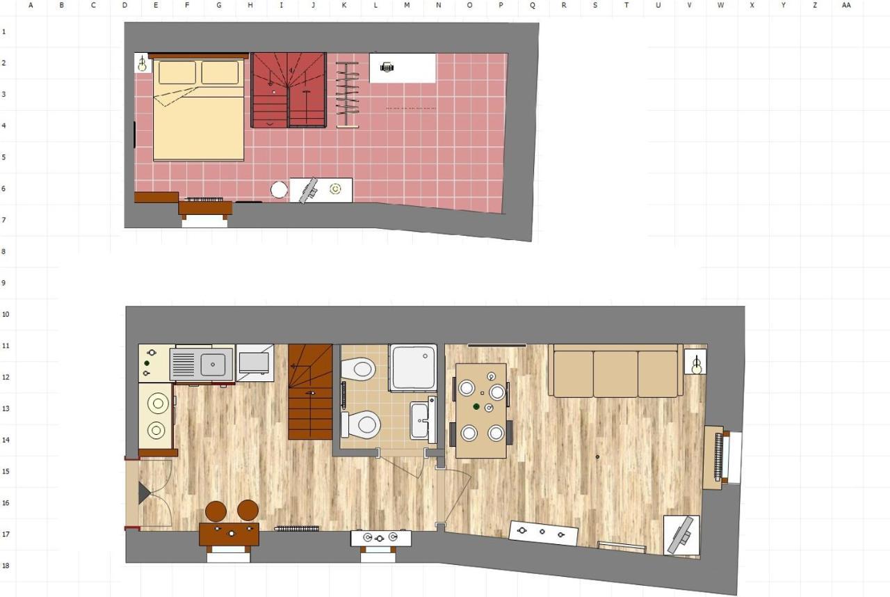Ferienwohnung Red House Gubbio Exterior foto