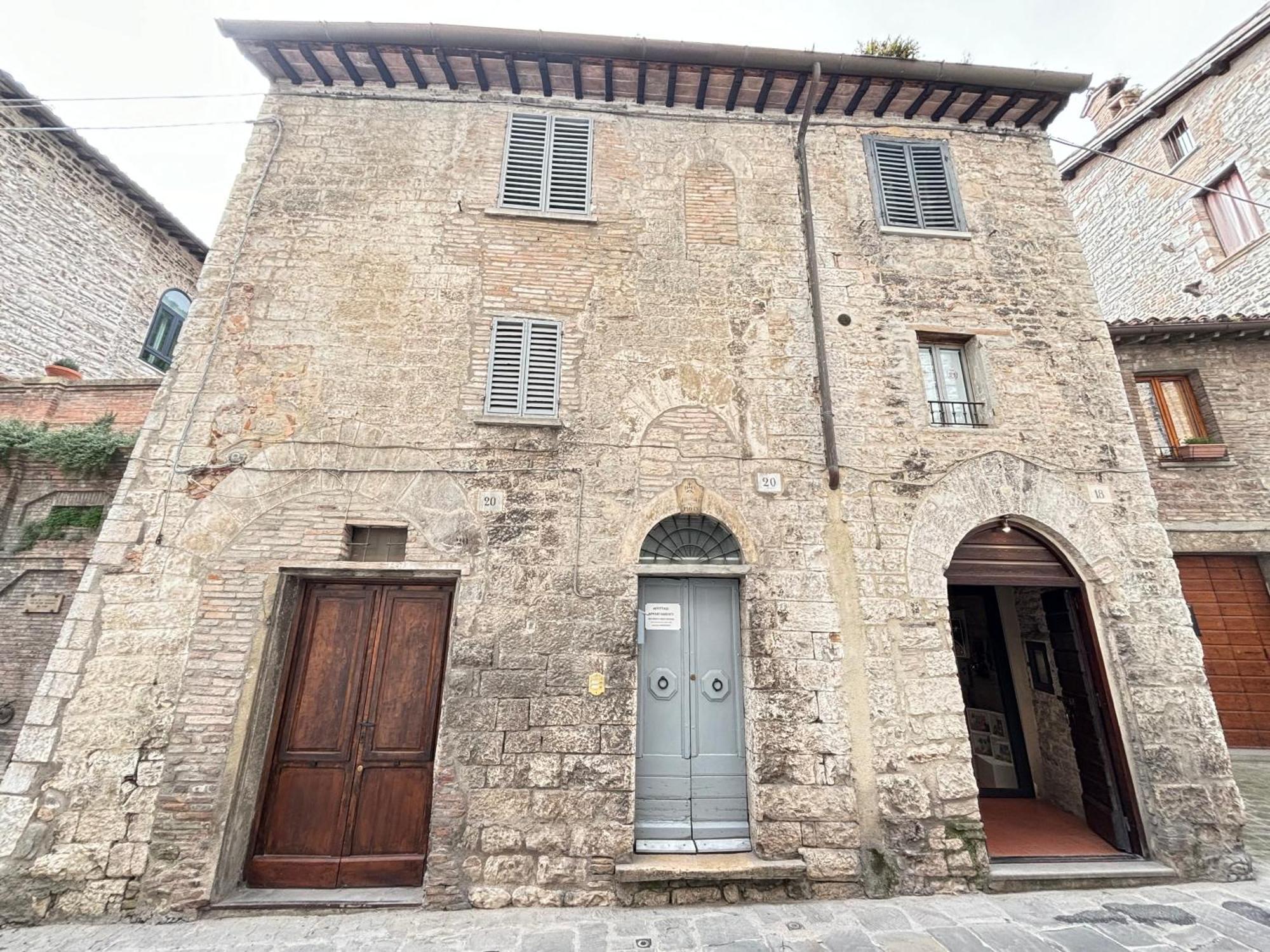 Ferienwohnung Red House Gubbio Exterior foto